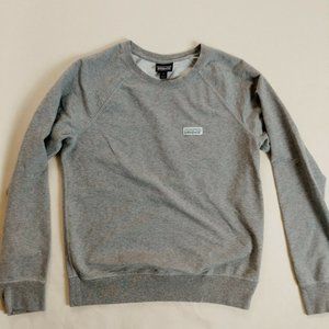 Patagonia gray crewneck organic cotton small women